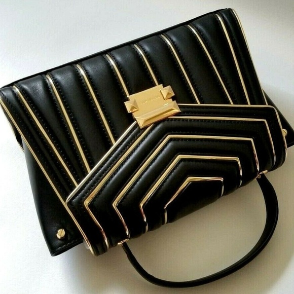 NEW Michael Kors Whitney Strip Quilted Satchel bag - Picture 6 of 8